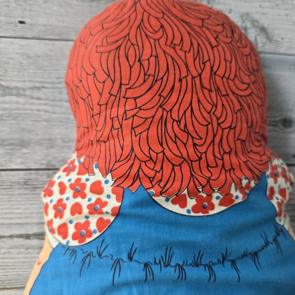 Vintage Raggedy Ann Plush Doll 15" - Picture 10 of 11